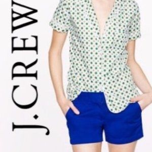 J. Crew Broken In Cobalt Blue Chino Shorts